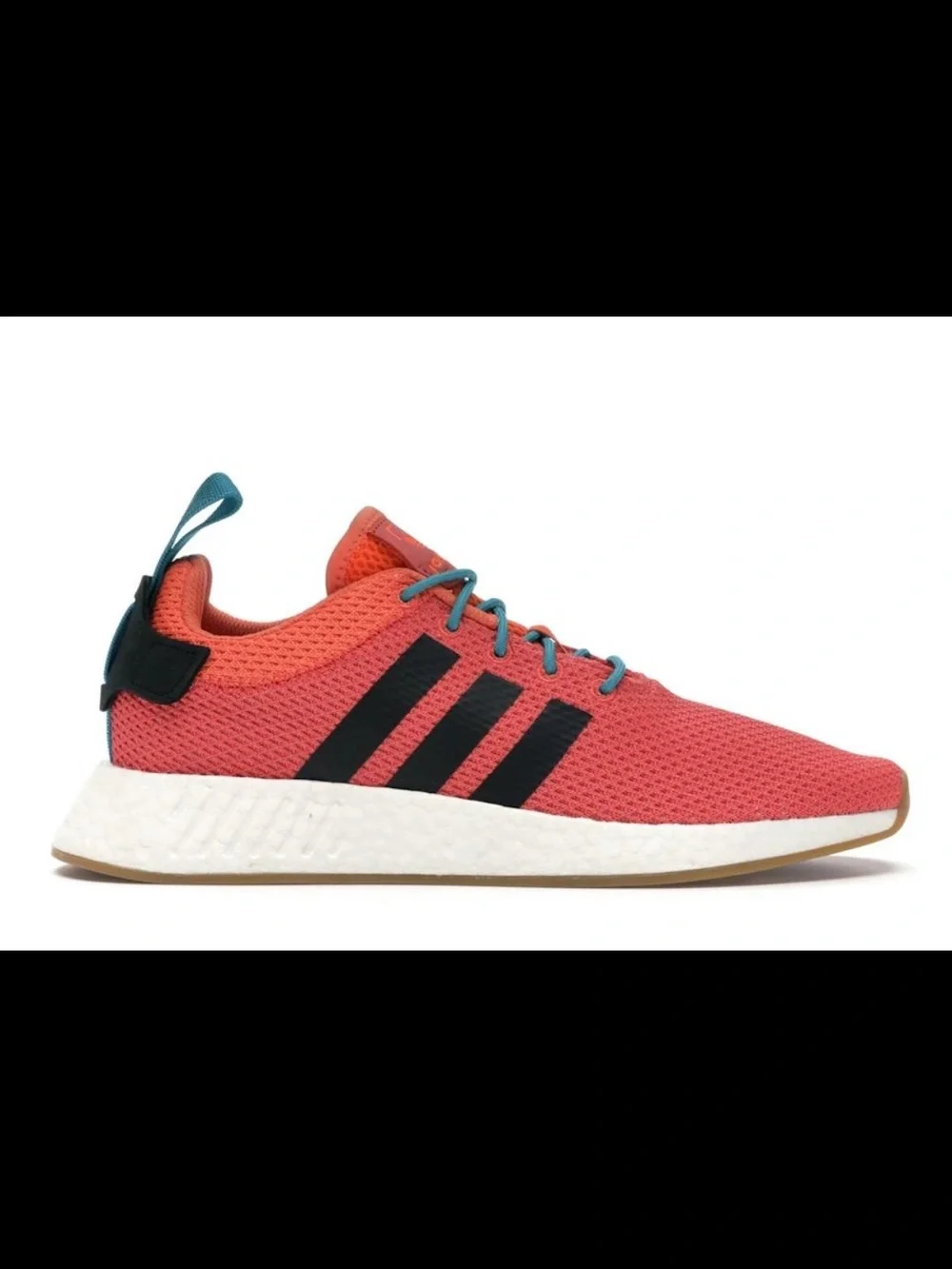 Adidas NMD R1 Coral Orange Boost Sneakers | Men’s 10.5 | Gum Sole | Athletic Run
